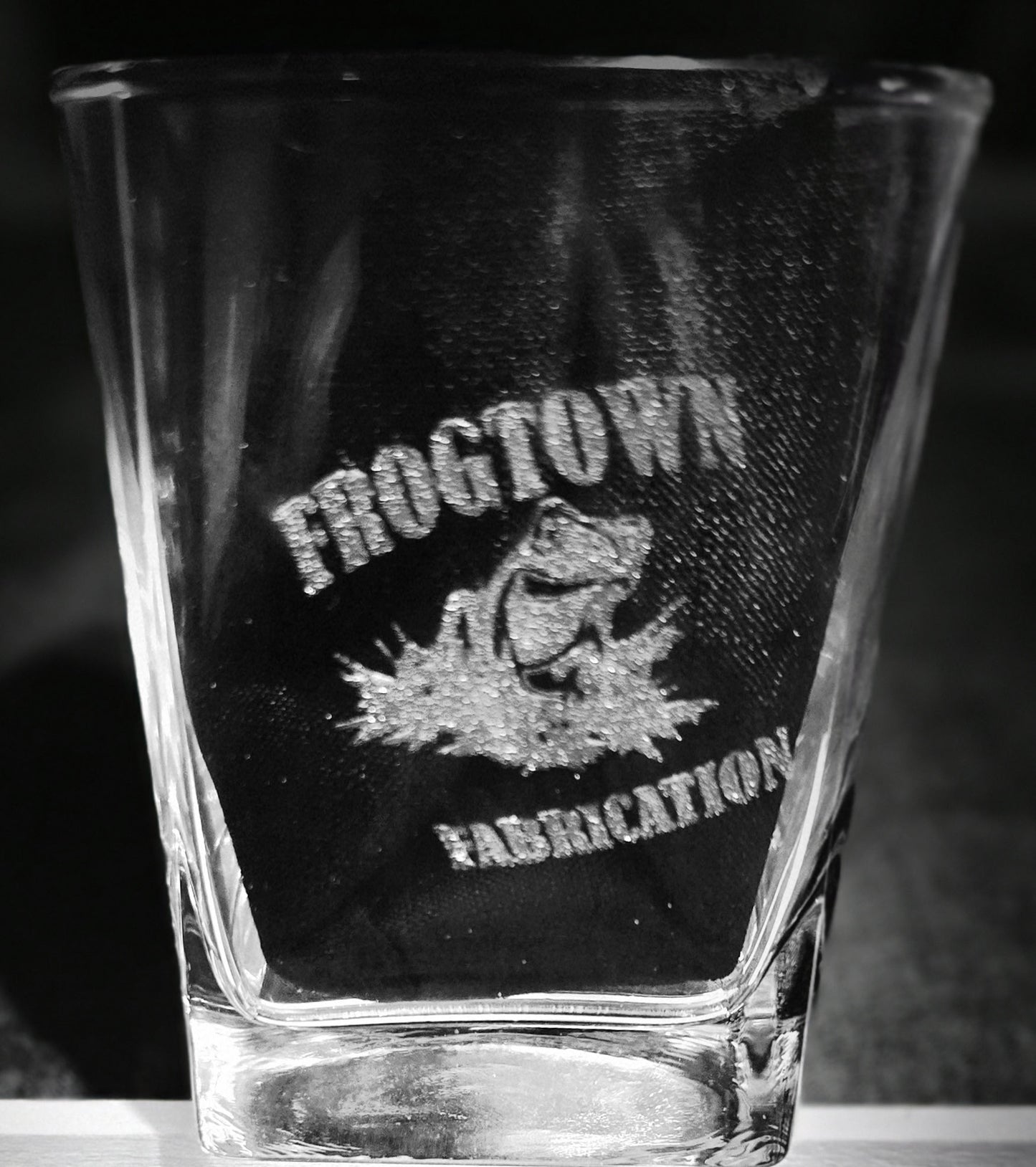 Personalized Square Whiskey Glass Set – 12.2 oz (Set of 4)
