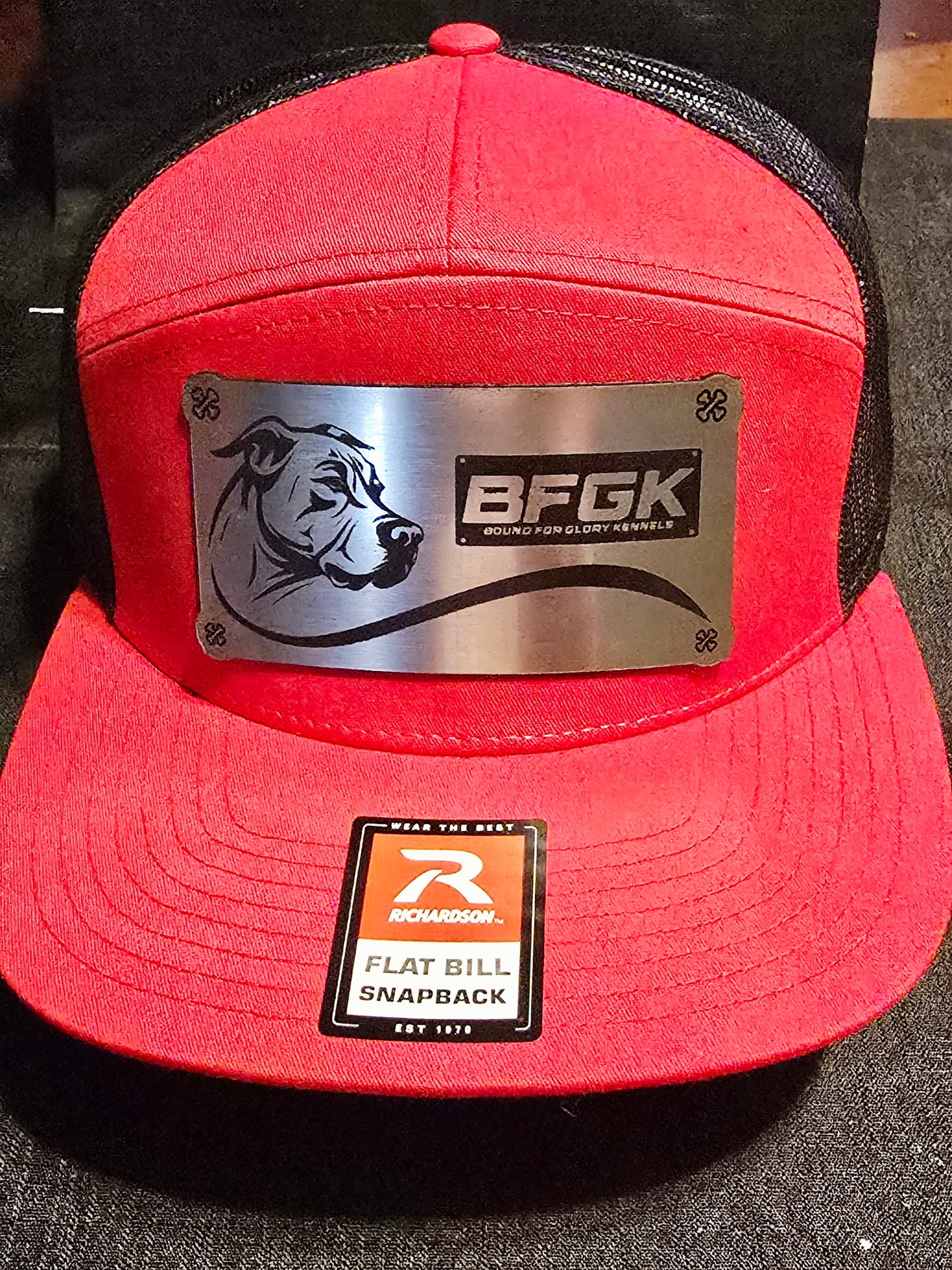 Richardson Hats with Customizable Rectangular Acrylic Patches
