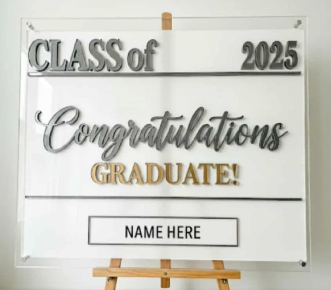 Personalized Acrylic Event Signs