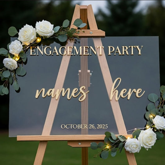 Personalized Acrylic Event Signs