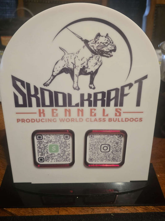 Acrylic Customized Scan to Pay Signs with Printed Image